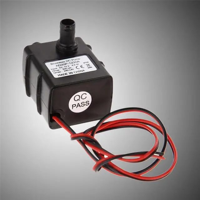 Alt view image 5 of 7 - DC 12V 240L/H Submersible Water Electric Pump Mini Ultra Quiet Black Pump Mechanical Aquarium Pro Water Pump