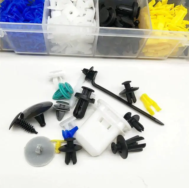 Alt view image 4 of 7 - 730Pcs Bumper Retainer Clips Kit Car Fastener Rivet Multi-purpose Clips Door Trim Panel Clips