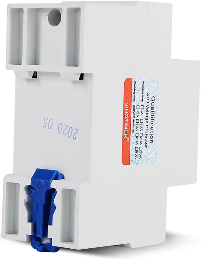 Main image of 230V 50A Single Phase Two Wire LCD Digital Display Adjustable Voltage Surge Protectors Relay With Limit Current Protection