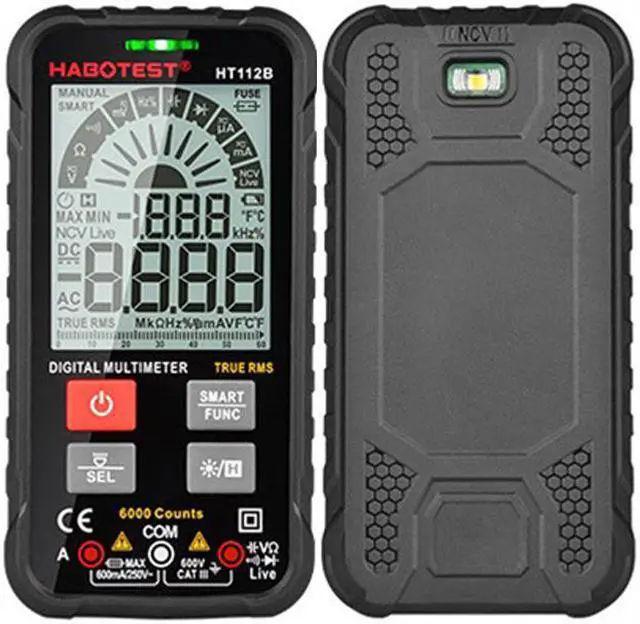 Main image of HABOTEST HT112B High-precision Multi-meter Fully Automatic Intelligent Anti-burn Digital Display Multi-meter
