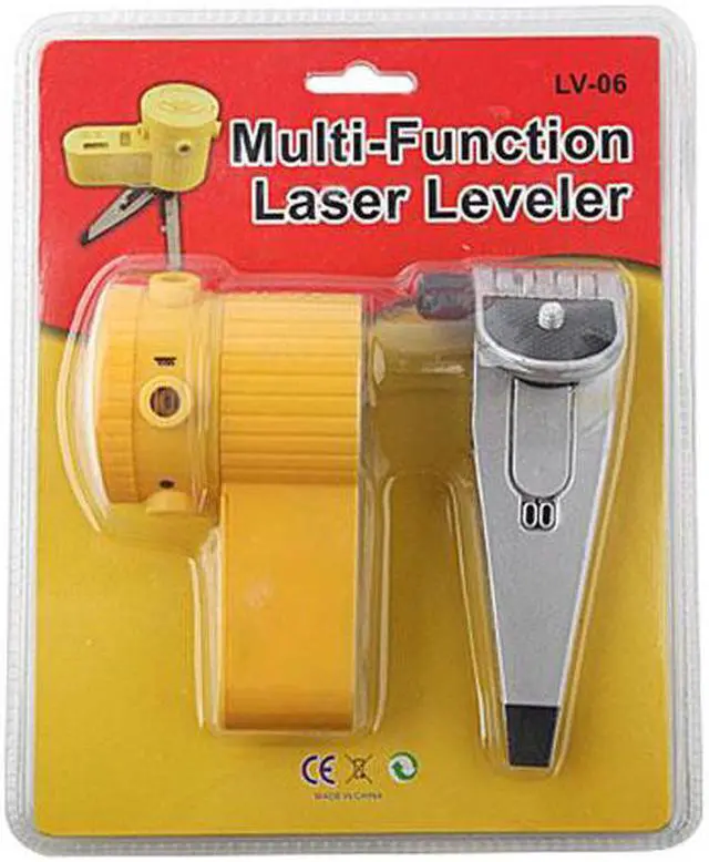 Alt view image 4 of 4 - Mini 8 Functions Laser Leveler Yellow