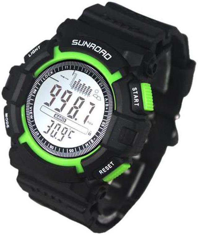 Multi-function Digital Fishing Barometer Waterproof Wrist Watch Thermometer  Altimeter Barometer Wrist Watch FR711A 