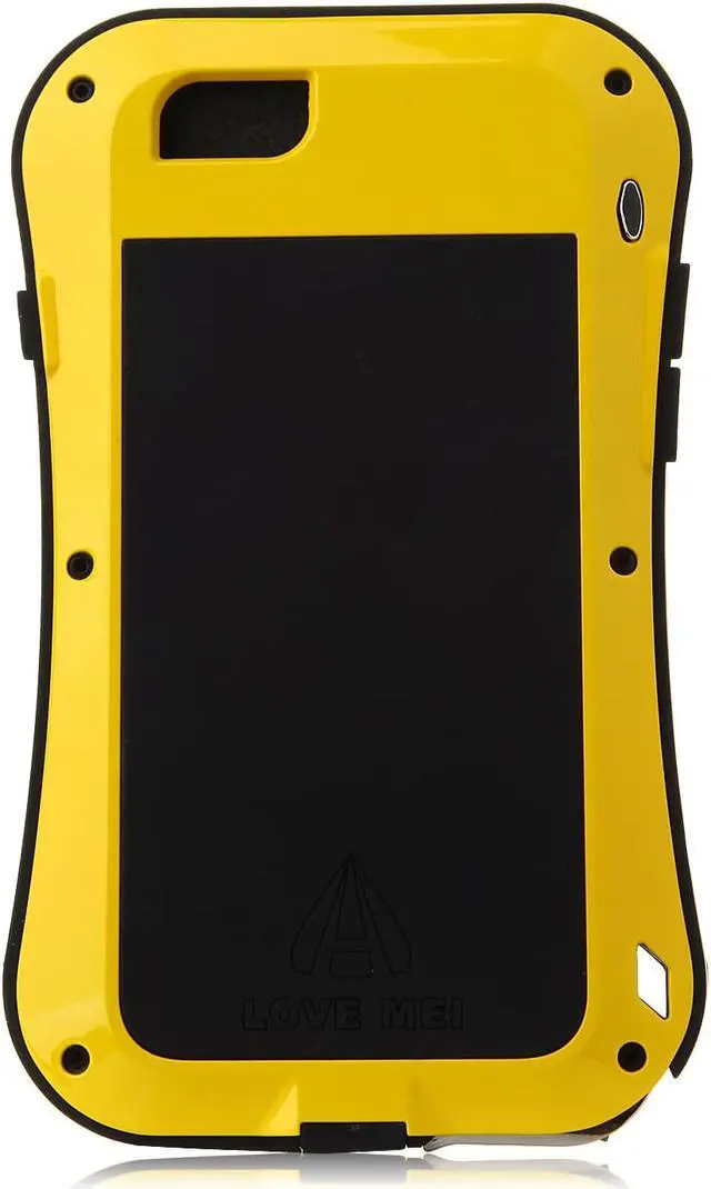 Alt view image 5 of 5 - Original Curve Shape Love Mei Waterproof Metal Aluminum Case For 5.5'' iPhone 6 Plus Yellow