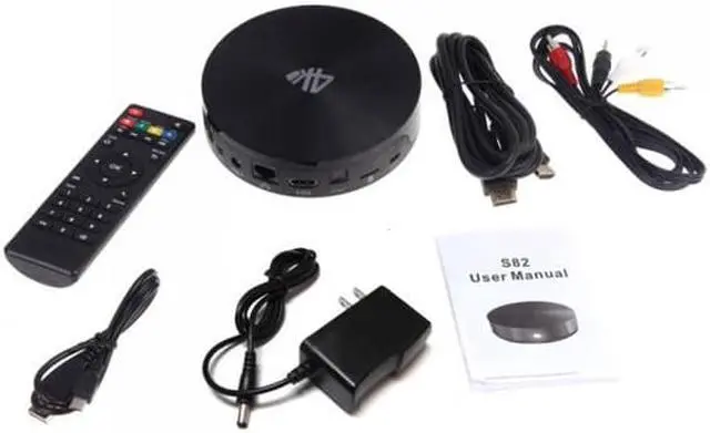 Alt view image 7 of 7 - S82 TV Box Android 4.4 Quad Core 2GHz Mali450 4K H.265 2G/8GB/16GB XBMC DOLBY DLNA Miracast Bluetooth Wifi