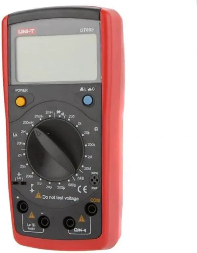Alt view image 5 of 7 - UNI-T UT603 Modern Inductance Capacitance Meters Testers LCR Meter Capacitors Ohmmeter w/hFE Test