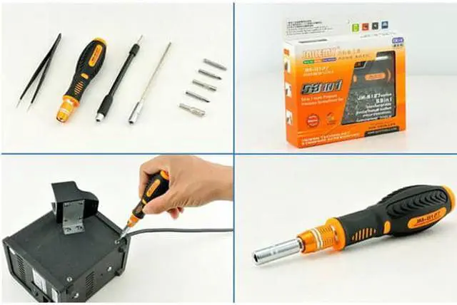 Alt view image 6 of 7 - Jakemy JM-8127 Interchangeable Magnetic 54 in 1 Multipurpose Precision Screwdriver Set Repair Tools for Cellphone PC