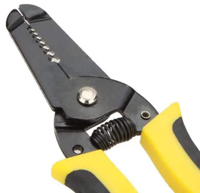 Alt view image 4 of 6 - TU-2021 Precise Wire Stripper/Cutter Tool Clamp & Steel Wire Cable Cutter Plier Tool Stripping 22-10AWG Herramientas