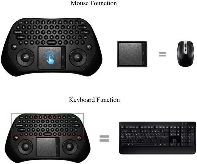 Measy Gp800 Air Smart Mouse Qwery Touchpad Handheld Keyboard for Tv BOX Laptop Tablet Mini Pc Projector 