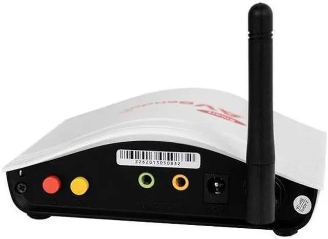 Alt view image 2 of 7 - 2.4G Smart Digital STB Wireless Sharing Device AV Transmitter & Receiver System 150m - White + Black