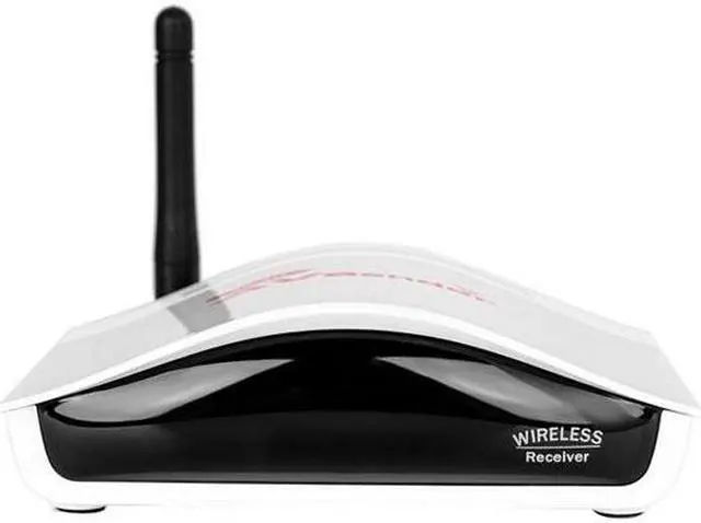 Alt view image 3 of 7 - 2.4G Smart Digital STB Wireless Sharing Device AV Transmitter & Receiver System 150m - White + Black