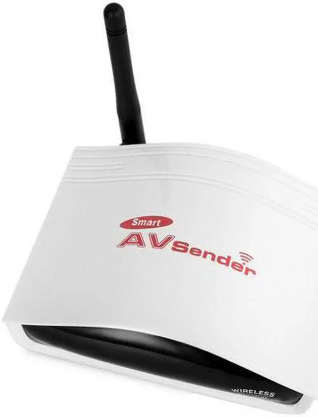 Alt view image 7 of 7 - 2.4G Smart Digital STB Wireless Sharing Device AV Transmitter & Receiver System 150m - White + Black