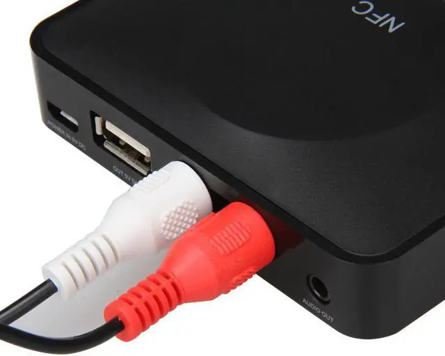 Alt view image 3 of 7 - New NFC Bluetooth Audio Receiver Adapter for Sound System Portable Speaker NFC-Enabled HD Wireless Receiver for iPhone Tablet PC