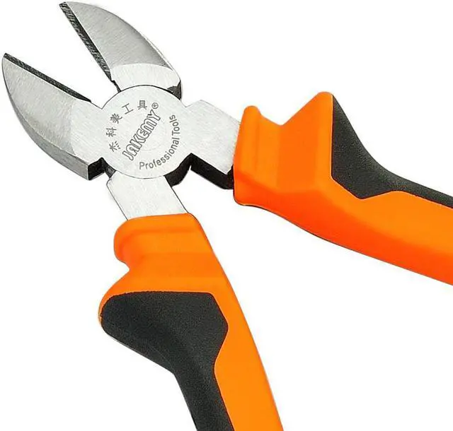 Alt view image 5 of 6 - JAKEMY Multifunctional Diagonal Pliers High Hardness Stainless steel Pliers Cable Wire Stripper Cutter Tool Clamp Wire Pliers