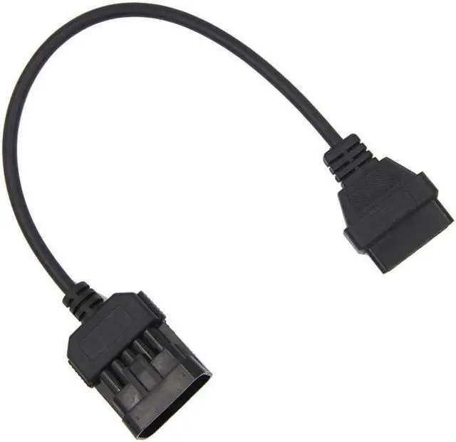 Alt view image 4 of 4 - 10 Pin To 16 Pin OBD2 OBDII Car Extension cable for Opel  TCS CDP Works on OPCOM 10PIN to 16Pin Adapter Connector Cable