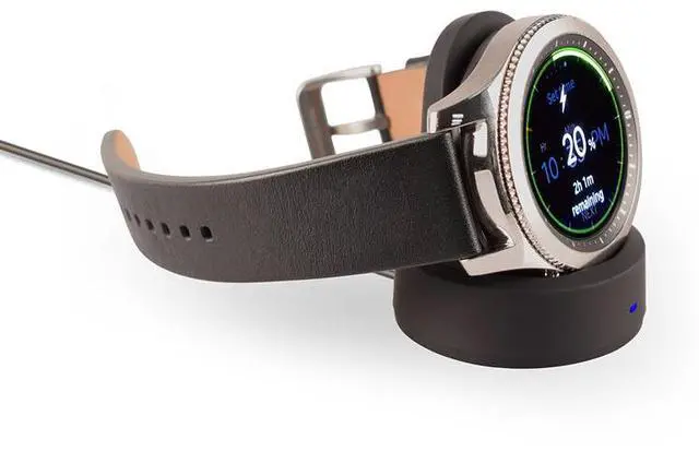 Alt view image 2 of 5 - Qi Wirless Charger Wireless Charging Dock Cradle Charger for Samsung Gear S3/S2 Classic,Gear S3/S2 Frontier Watch