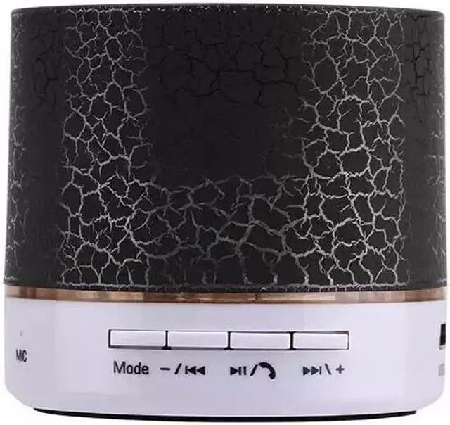 Main image of A9 Portable Mini Flashing LED Bluetooth Speakers Wireless Small Music Audio TF USB FM Stereo Sound For Phone with Mic - Black