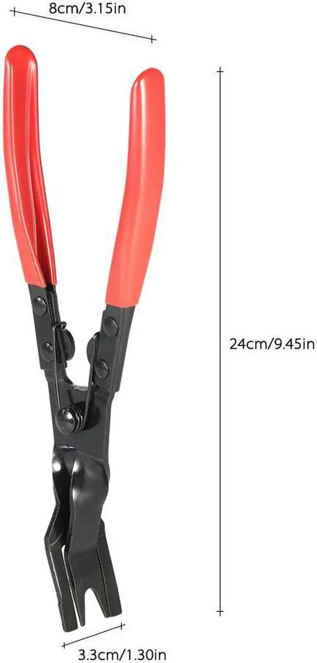 Alt view image 3 of 6 - Clip Remover Fastener Remover Pliers Upholstery Rivets Clip Puller Plier Clip Plier Upholstery Clip Pliers Trim Clip Pliers Automobile Repairing Tool Industrial Hand Tools