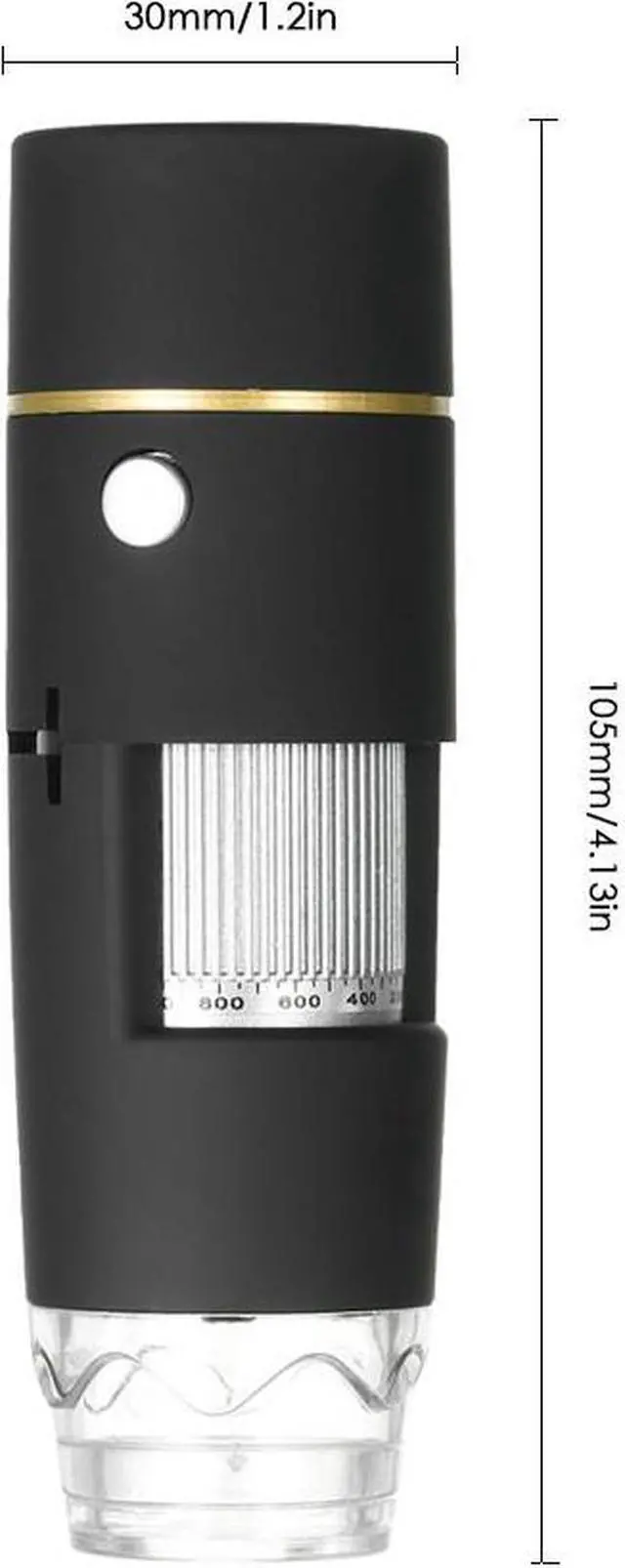 Alt view image 3 of 5 - 1000X Magnification USB Digital Microscope with OTG Function Endoscope 8-LED Light Magnifying Glass Magnifier with Stand