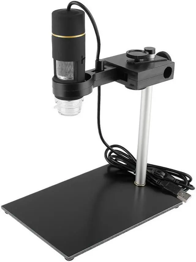 Alt view image 2 of 5 - 1000X Magnification USB Digital Microscope with OTG Function Endoscope 8-LED Light Magnifying Glass Magnifier with Stand