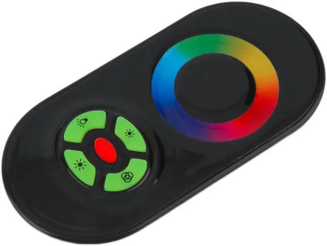 Alt view image 4 of 4 - RF Touch Panel Wireless Remote Controller For RGB Led Strip Light DC 12V/24V - Black