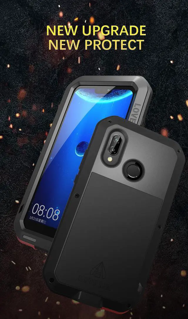 Alt view image 3 of 7 - Love Mei Metal Armor Shockproof Case Aluminum Cover For HUAWEI NOVA 3e (White)