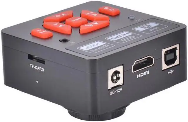 Alt view image 3 of 5 - 2018 Latest 16MP Full HD 1080P 60FPS HDMI USB Digital Industry Video C-mount Microscope Camera Set TF Card Video Recorder