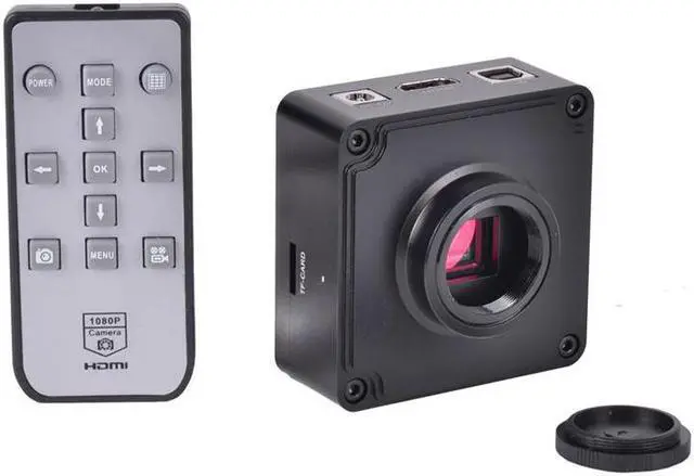 Alt view image 4 of 5 - 2018 Latest 16MP Full HD 1080P 60FPS HDMI USB Digital Industry Video C-mount Microscope Camera Set TF Card Video Recorder