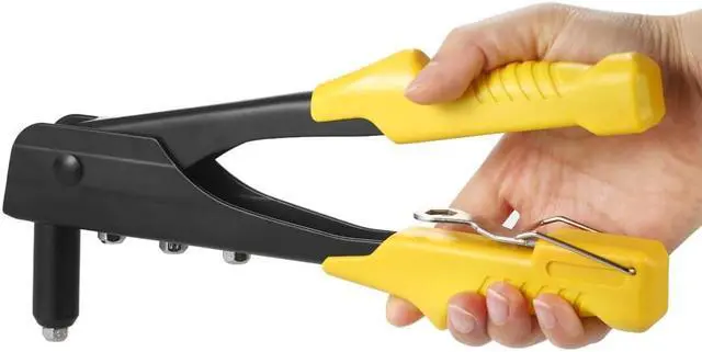 Alt view image 2 of 6 - TNI-U TU-905 10" Heavy Duty Riveter with 1pc Wrench Hand Tool Rivet Gun for 2.4mm/3.2mm/4.0mm/4.8mm Rivets