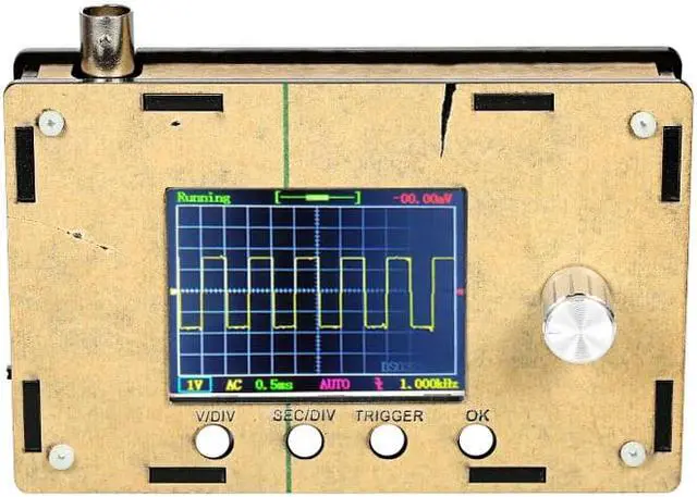 Alt view image 4 of 4 - DSO328 2.4" TFT Handheld Pocket-size Digital Mini Oscilloscope Bandwidth 1Msps 0-200KHz STM32 Chip with Probe For DIY Kit