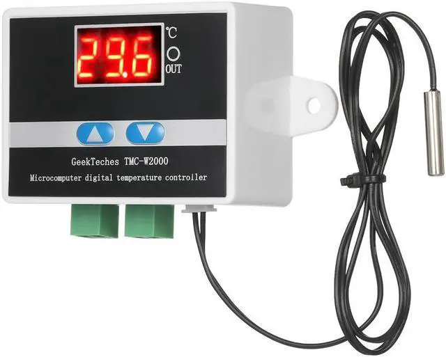 Main image of GeekTeches TMC-W2000 DC12V High Precision LCD Digital Temperature Controller Thermostat with Waterproof Sensor Probe
