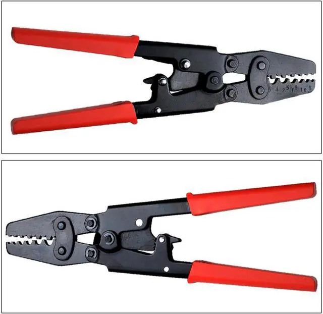 Alt view image 3 of 4 - Terminal Crimping Pliers Ratchet Terminal Hand Crimping Tool Plier For Crimp Terminal And Connector 0.5/ 1/ 1.5/ 2.5/ 4/ 6mm2