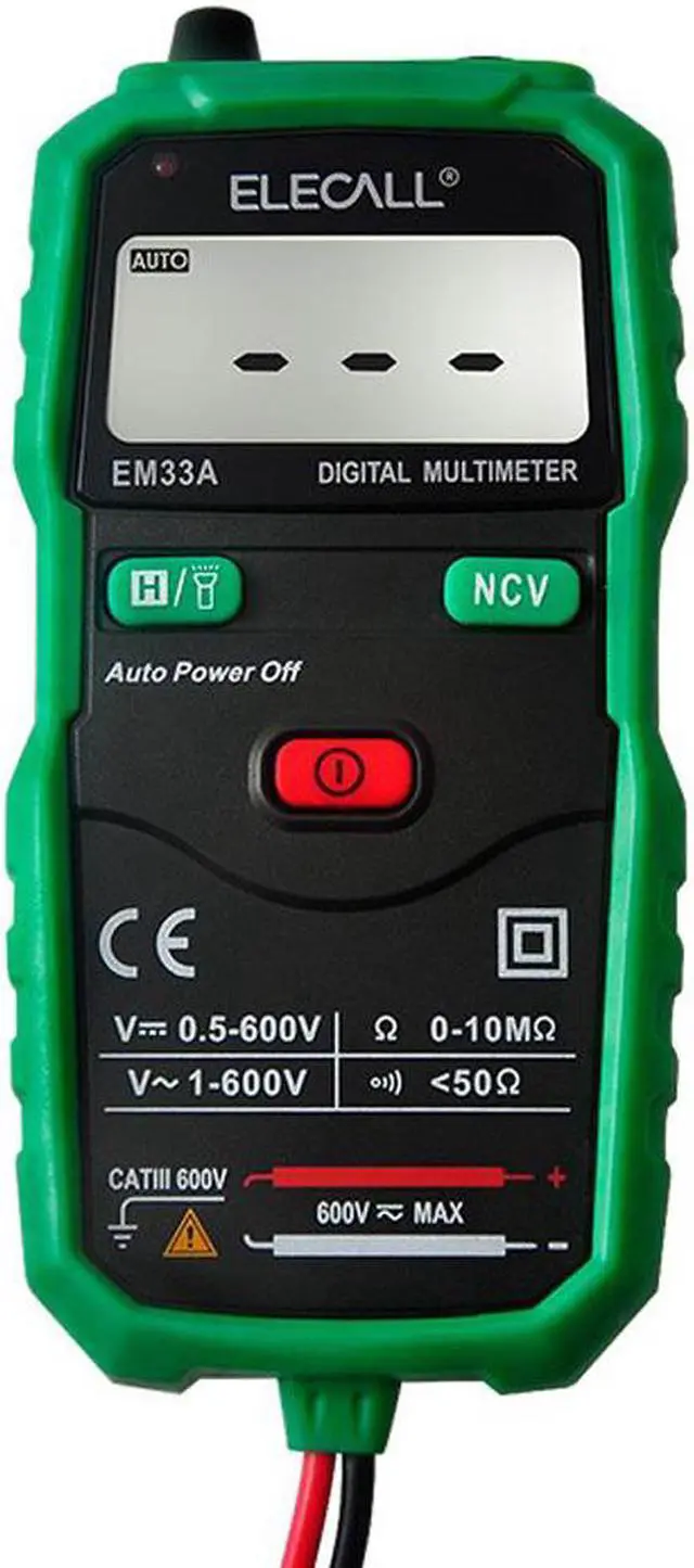 Main image of ELECALL EM33A Multimeter Digital Non-Contact Mini Digital Multimeter DC AC Voltage Current Tester Voltmeter multimeter