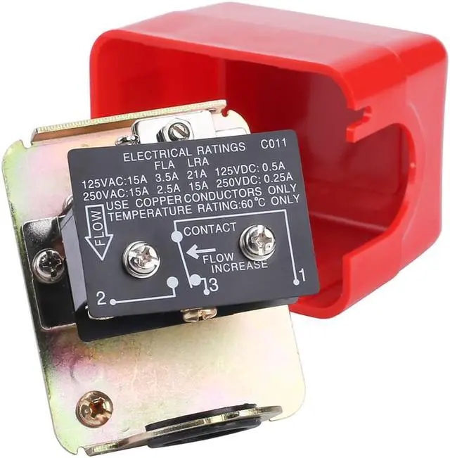 Alt view image 5 of 7 - ELECALL 2pcs/set Flow sensors 1" 220VAC 3A Water/Paddle Male Thread Flow Paddle Water Pump Flow Switch HFS-25 High Quality