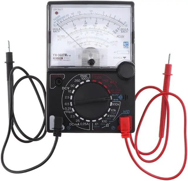 Alt view image 5 of 7 - YX- 360TRNB Mini Portable Poin-ter Multimeter with One Pair Test Pen for Measuring DC AC Voltage and DC Curren