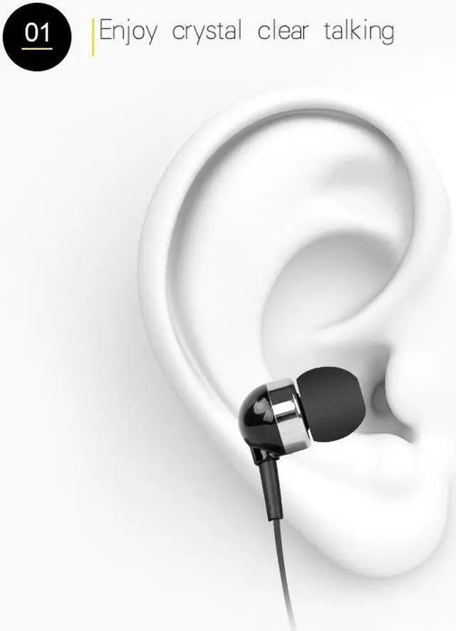 Alt view image 4 of 7 - FineBlue F980 Wireless Bluetooth Original Earphone Handsfree portability scalable Earbud with Microphone Earphone (Gold)