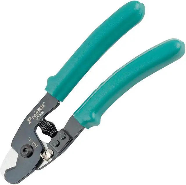 Alt view image 3 of 7 - Pro'skit SR-228 Copper Clad Steel Coaxial Cable Cutter Wire Stripper Hand Tools Pliers Decrustation Pliers