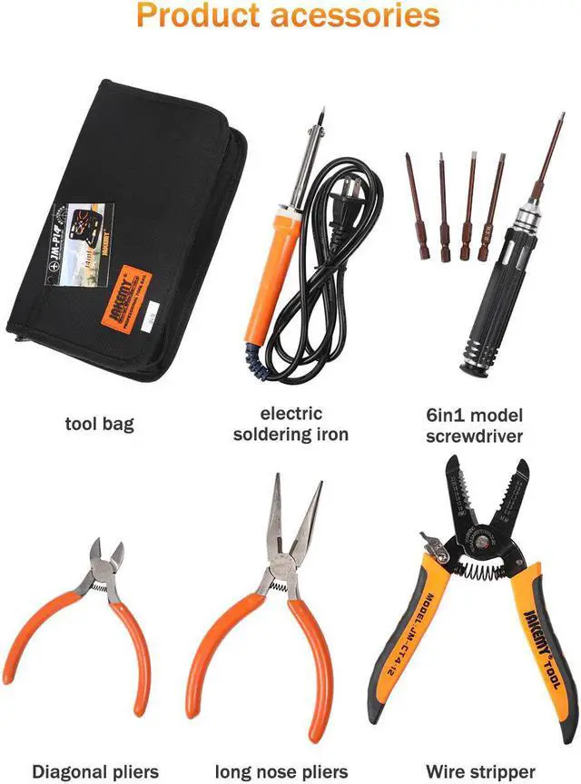 Alt view image 3 of 7 - JAKEMY 14Pcs Repair Tools Kit For DJI phantom 4 Helicoper UAV Glider Electronic Maintenance Tools Set