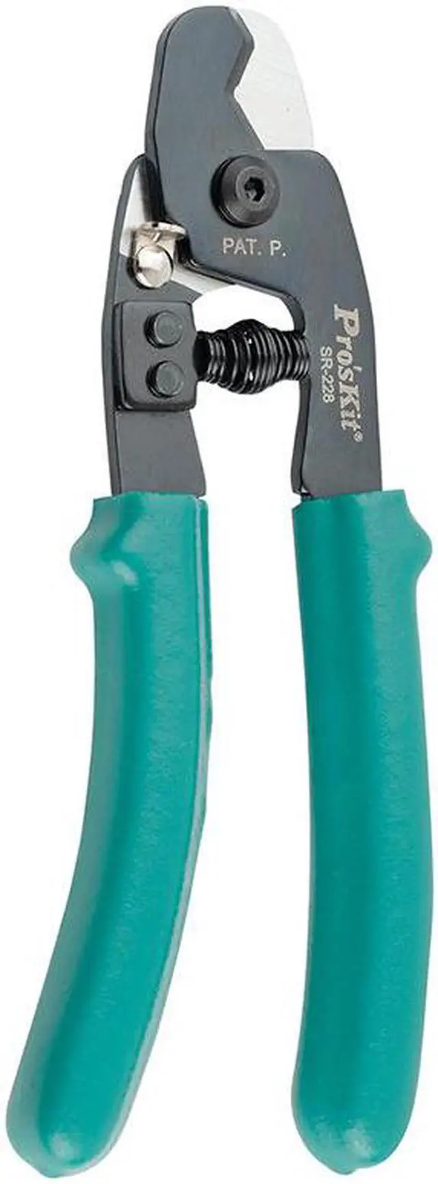 Main image of Pro'skit SR-228 Copper Clad Steel Coaxial Cable Cutter Wire Stripper Hand Tools Pliers Decrustation Pliers