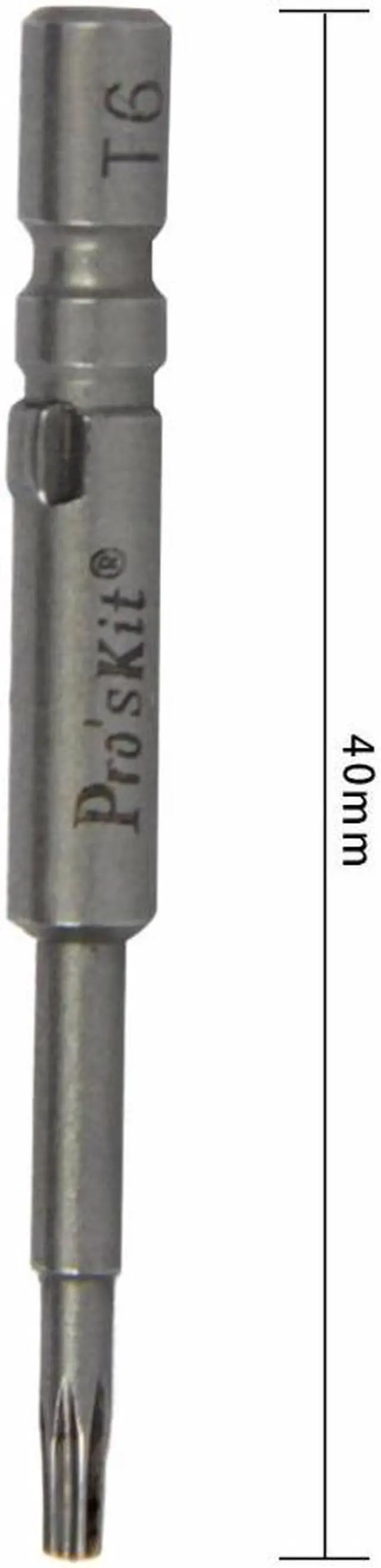 Alt view image 2 of 3 - Pro'skit 9SD-0242S-T6 Electric Screwdriver Bit Set Bits Alloy Steel For Cross Head Screwddriver Bit 40mm