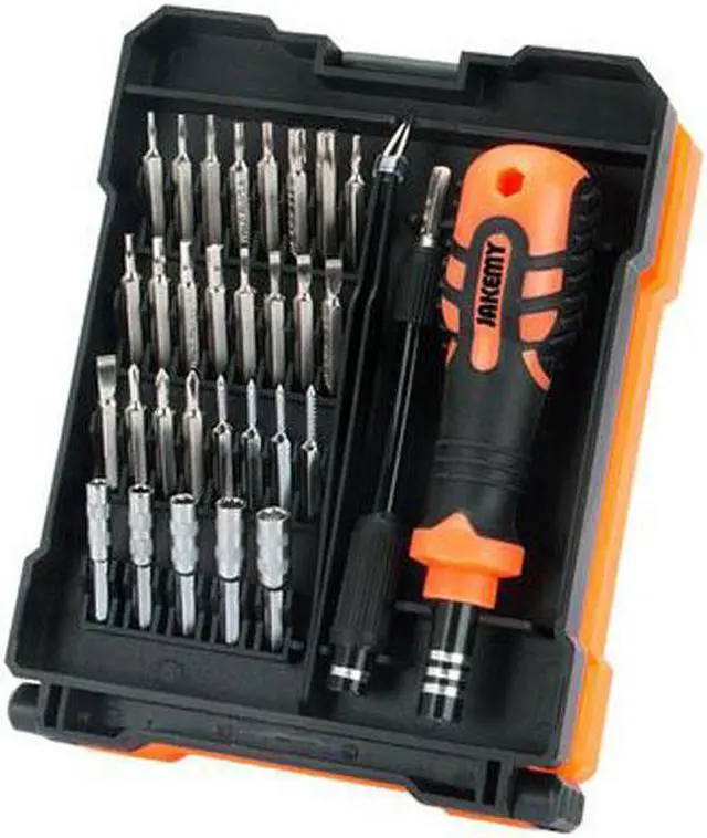 Alt view image 2 of 7 - 33 in 1 JAKEMY 8160 Precision Screwdriver Bits Set For iPhone 7 Laptop Mobile Phone Repair Tool Kits Wood Working Hand Tool Set
