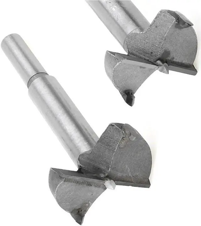 Alt view image 5 of 6 - 5pcs 16mm / 20mm / 25mm / 30mm / 35mm Alloy Steel Perforator Punching Hole Drill Bit with Round Shank and Sharp Blade for Woodworking