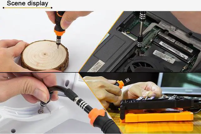 Alt view image 6 of 7 - 33 in 1 JAKEMY 8160 Precision Screwdriver Bits Set For iPhone 7 Laptop Mobile Phone Repair Tool Kits Wood Working Hand Tool Set