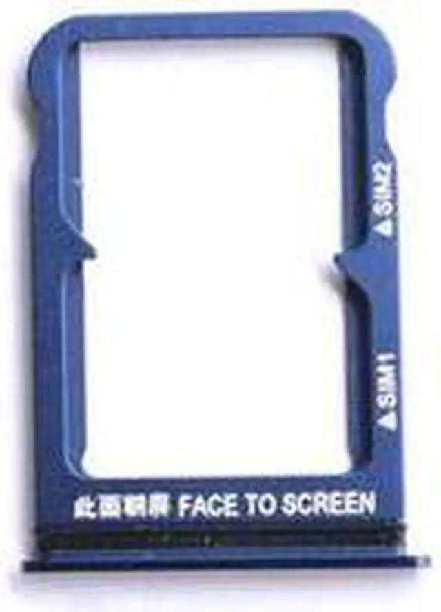 Main image of Nano SIM/Micro SIM Card Tray Holder Micro SD TF Card Slot Holder Adapter replacement for Xiaomi 8 Mi8 mi 8 (Blue)