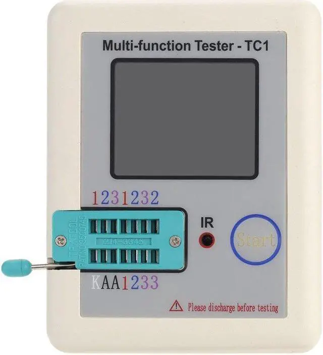 Main image of Newest Transistor Tester TFT TC-1 Diode Triode Capacitance Meter LCR ESR meter NPN PNP MOSFET IR Multifunction tester multimeter