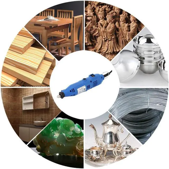 Alt view image 3 of 6 - Electric Grinding Set Regulating Speed Drill Grinder Electric engraver for Milling Polishing Drilling Engraving drill Machine