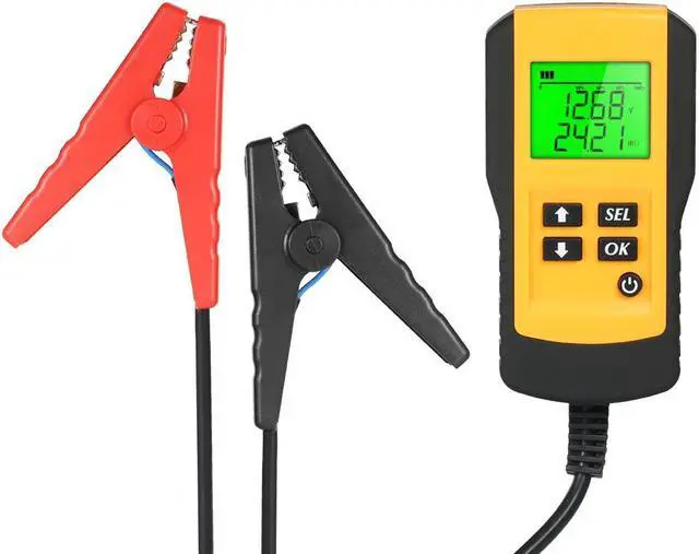 Alt view image 2 of 7 - 12V battery tester Digital Car Battery Analyzer Voltmeter for Automotive Vehicle Battery Diagnostic car detector Tester Tool