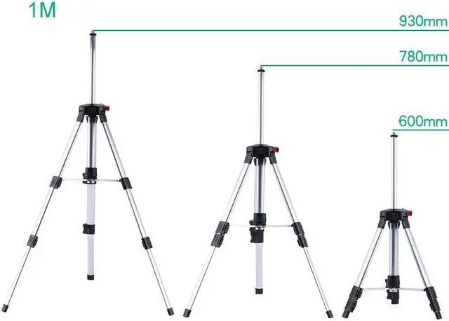 Alt view image 2 of 3 - ELECALL Tripod for Laser Level 1m Infrared laser levels Tripod 5/8'' Screw