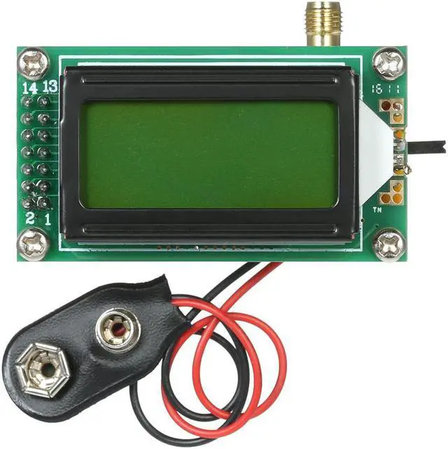 Alt view image 3 of 6 - Sensitivity 1-500 MHz DIY cymometer High Accuracy Frequency Counter LCD frequency Meter Module Hz Tester Measurement Module