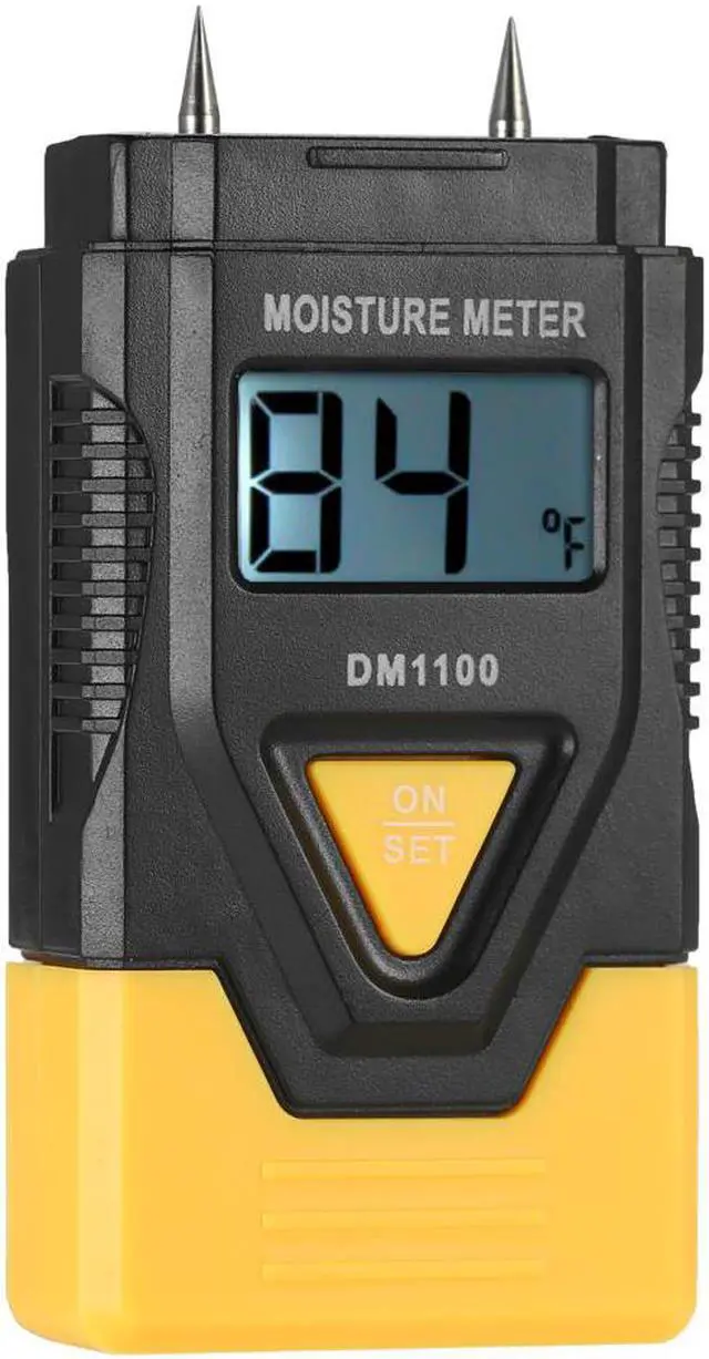 Alt view image 5 of 7 - 3 in 1 Digital wood moisture meter higrometro Wood Materials hermometer hygrometer Humidity Tester Temperature Measurement