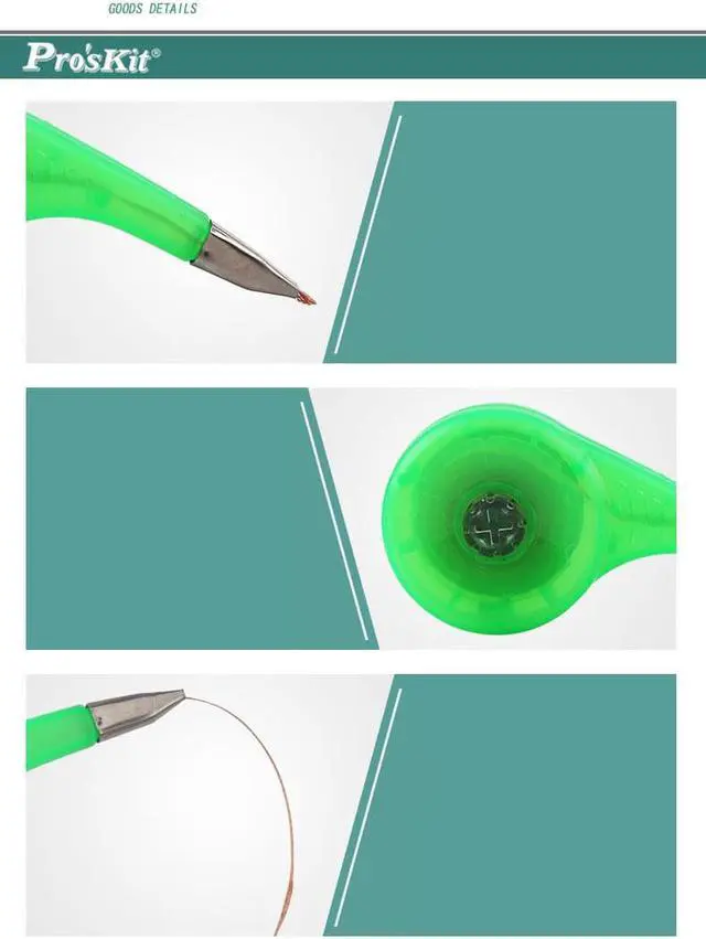 Alt view image 3 of 3 - Pro'sKit DP-033D Anti-hot Desoldering wick solder wire for soldering iron tool Tin wire 1.5m length 3.0mm